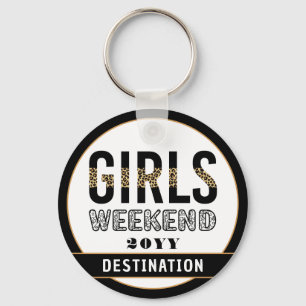 Porte-clés Custom Girls Week-end Girls Trip Vacances