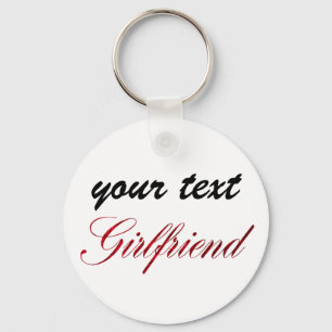 Porte-clés custom keychain - girlfriend