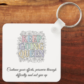 Porte-clés Custom Motivational Keychain
