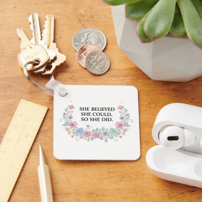 Porte-clés Custom Motivational Keychain (Bureau)