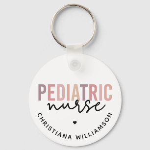 Porte-clés Custom Pediatric Nurse PEDS Nurse Pediatrics Nurse