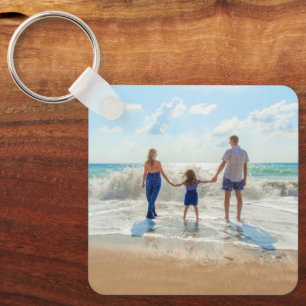 Porte-clés Custom Photo Keychain Your Family Summer Holidays