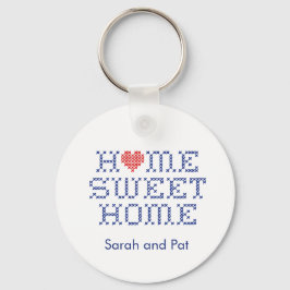 Porte-clés Customisez le nom. Home Sweet Home