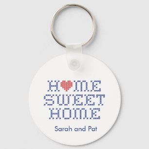 Porte-clés Customisez votre maison Sweet Home