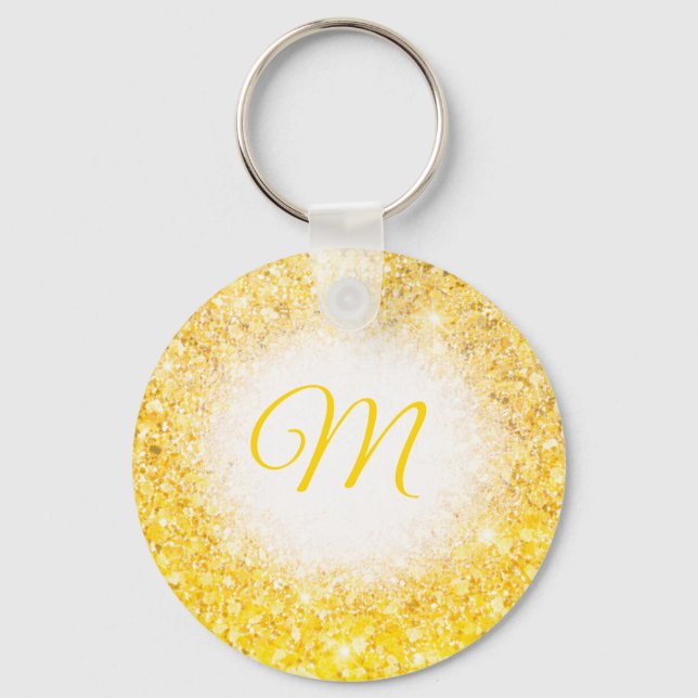 Porte-clés Customizable Monogram Letter for your keychain (Recto)