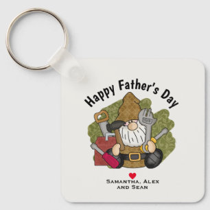 Porte-clés Customized and Personalized Handyman Garden Gnome