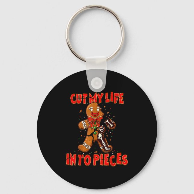 Porte-clés Cut My Life Into Eces Gingerbread Christmas Elder  (Recto)