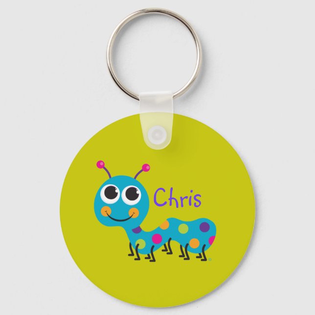 Porte-clés Cute Caterpillar (Recto)