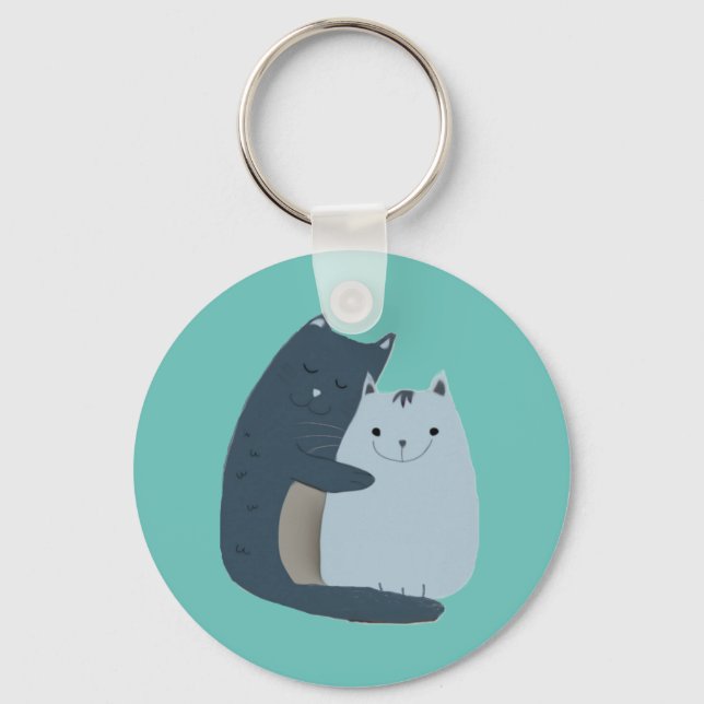 Porte-clés Cute Cats Cuddart (Recto)