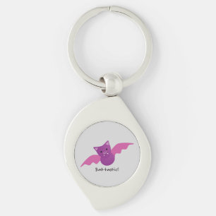 Porte-clés Cute chauve chauve-souris rose batastique