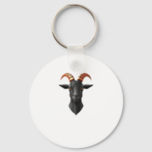 Porte-clés Cute Chèvre Hear 3d - Animaux Monde Sticker