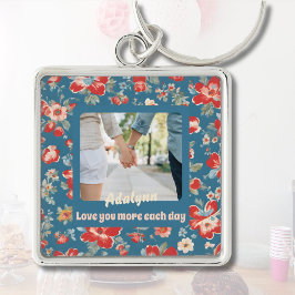 Porte-clés Cute Chic 1 an Anniversaire Cadeaux pour Girfriend