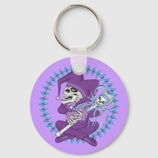 Porte-clés Cute crâne Jester