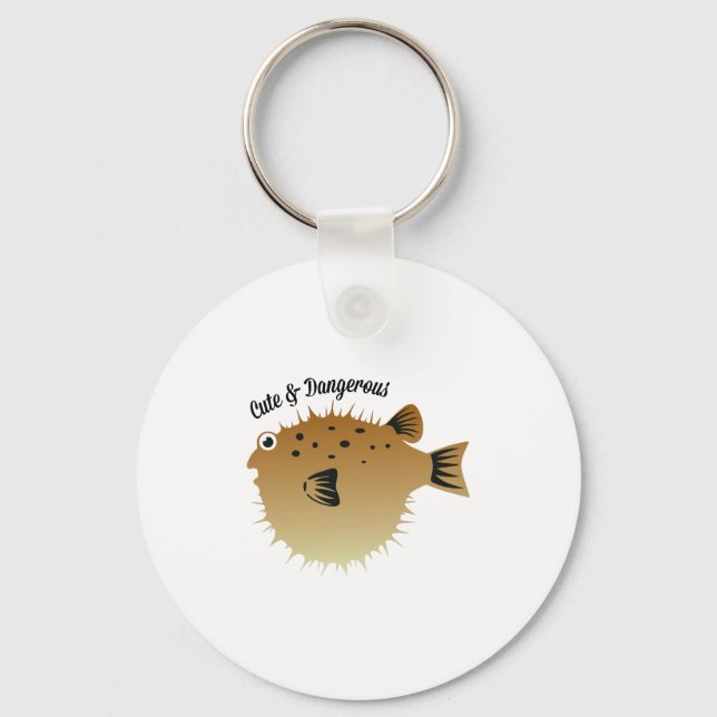 Porte-clés Cute et dangereuse (Recto)