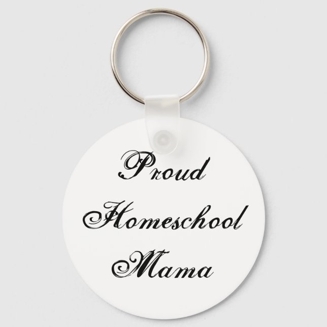 Porte-clés Cute Fier Homeschool Mama (Recto)