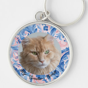 Porte-clés Cute Forever dans mon coeur Chat Keepsaké Porte -