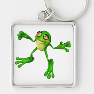 Porte-clés Cute Froggy verte