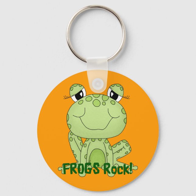 Porte-clés Cute Frogs Rock Love Produits (Recto)