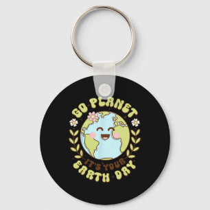 Porte-clés Cute Go Planet Son Jour des terres Enseignant Enfa