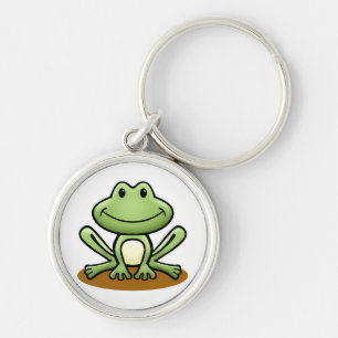 Porte-clés Cute grenouille verte