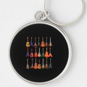 Porte-clés Cute Guitar Rock and Roll Musical Instruments