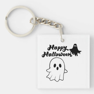 Porte-clés Cute Happy Halloween Ghost Keychain
