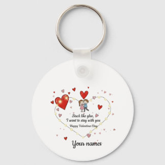 Porte-clés Cute heart illusration