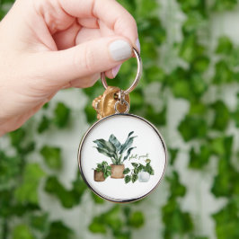 Porte-clés Cute Houseplant Botanique Plante Parent Porte - cl