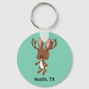 Porte-clés Cute Jackalope - Austin, Texas