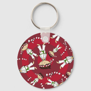 Porte-clés Cute Karate Boy Keychain