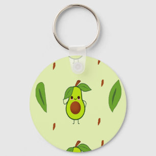 Porte-clés Cute kawaii avocado