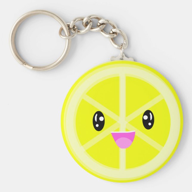 Porte-clés Cute Kawaii Lemon (Devant)