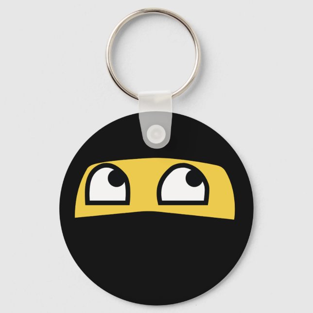 Porte-clés Cute lil' ninja emoji (Recto)