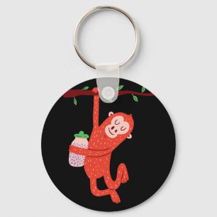 Porte-clés Cute Little Monkey Design