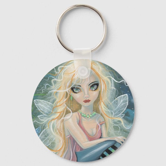 Porte-clés Cute Little Starlight Fairy Imaginaire Art (Recto)