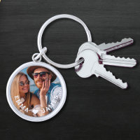Cute Love Heart Photo Couples Noms personnalisés