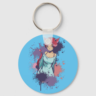 Porte-clés Cute Neko Girl