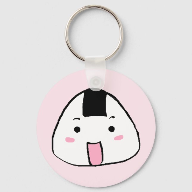 Porte-clés Cute Onigiri (Boule de riz) (Recto)