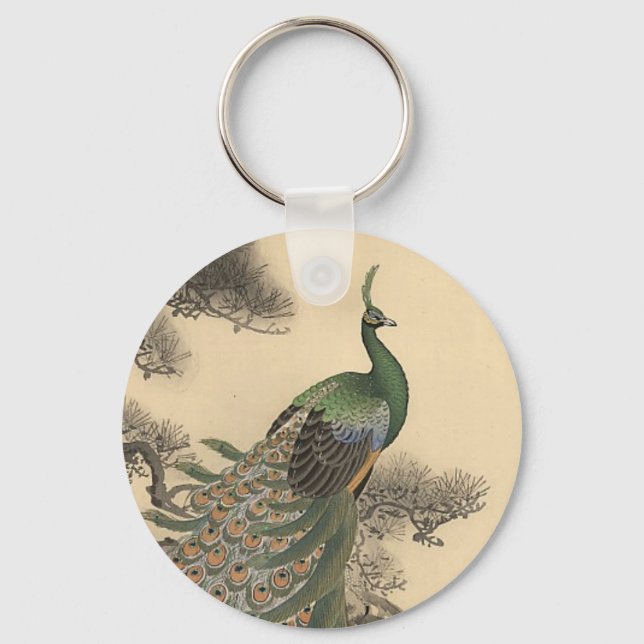 Porte-clés Cute Peacock (Recto)