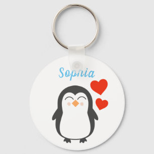 Porte-clés Cute Personalized Penguin 