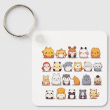 Cute Plushie Animaux japonais Anime Chibi Art
