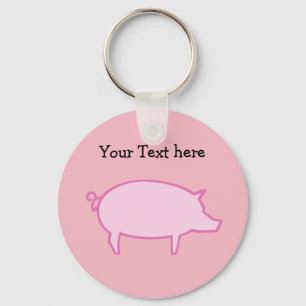 Porte-clés Cute Porte - clé de porc