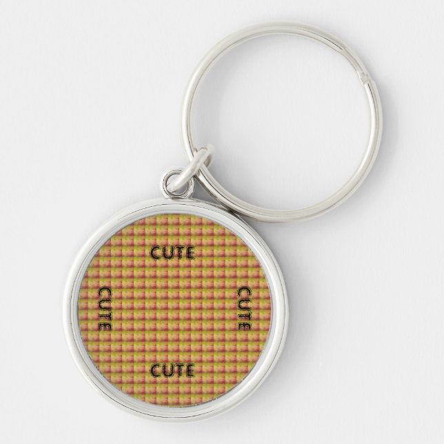 PORTE-CLÉS CUTE_ PORTE - CLÉ NOIR ET JAUNE SOMBRE (Devant)