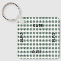 CUTE_ PORTE - CLÉ NOIR ET VERT