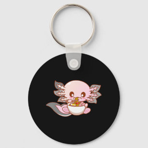 Porte-clés Cute Ramen Axolotl Kawaii Anime Japonaise Nourritu
