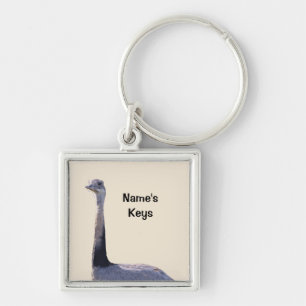 Porte-clés Cute Rhea Bird Porte - clé