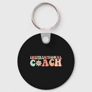 Porte-clés Cute Super instructeur entraîneur retro Retour à