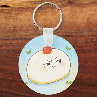 Porte-clés Cute Tamago Tofu Keychain