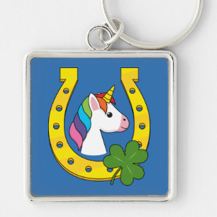 Porte-clés Cute Unicorn le jour de la Saint Patrick