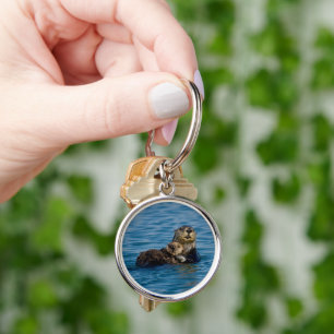 Porte-clés Cutest Baby Animals   Mother & Baby Sea Otter